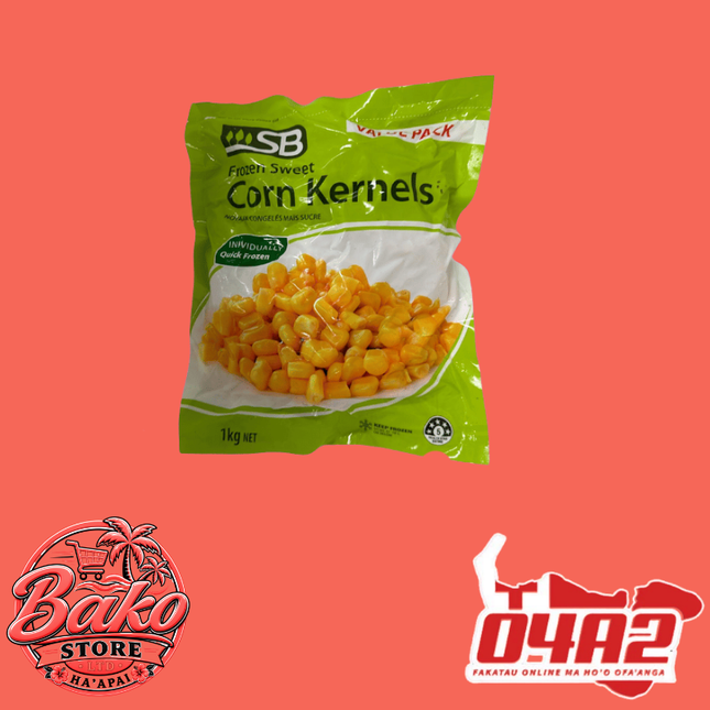 Frozen Sweet Corns  - “PICK UP AT BAKO STORE IN PANGAI OR HIHIFO HA’APAI BRANCHES”