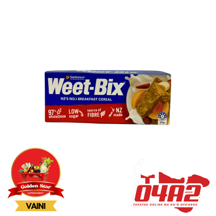 Weet Bix 375g - "PICK UP FROM GOLDEN STAR, VAINI TONGATAPU"