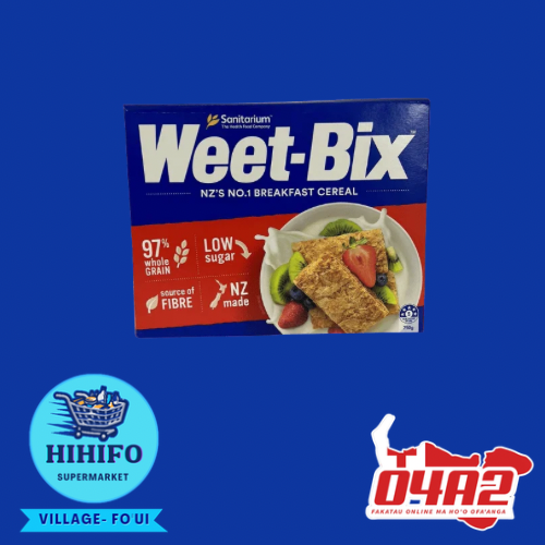 Weet-Bix 750kg - “PICK UP AT HIHIFO SUPERMARKET, FO’UI”