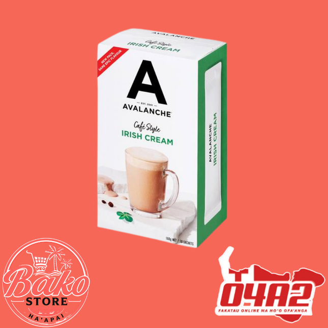 Avalanche Irish Cream 200g - “PICK UP AT BAKO STORE IN PANGAI OR HIHIFO HA’APAI BRANCHES”
