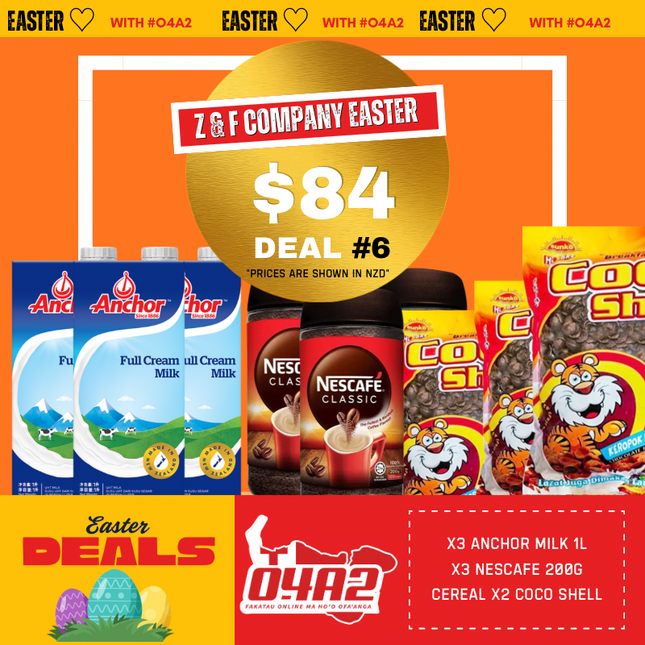 Vava’u Easter Deal #6 - "PICK UP FROM Z&F HANGA KI POUONO, NEIAFU VAVA'U"