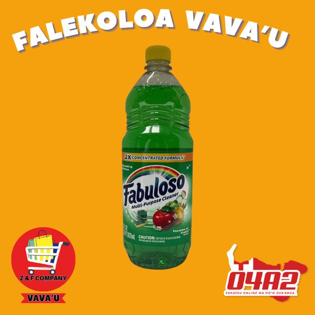 Fabuloso 828ml  - "PICK UP FROM Z&F HANGA KI POUONO, NEIAFU VAVA'U"