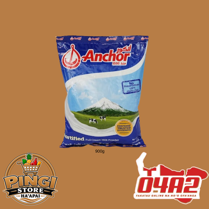 Anchor Milk Powder 900g - "PICK UP FROM PINGI STORE, HA'APAI"