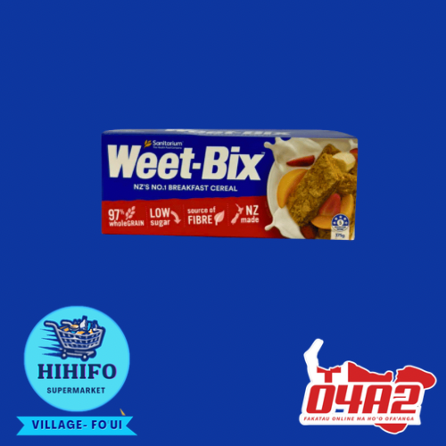 Weet-Bix 375kg - “PICK UP AT HIHIFO SUPERMARKET, FO’UI”