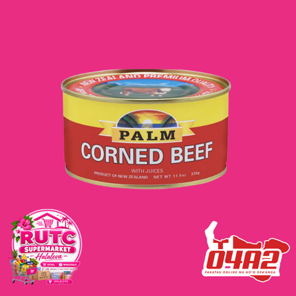Palm Corned Beef 326g - “PICK UP FROM RUTC SUPERMARKET, HALALEVA”