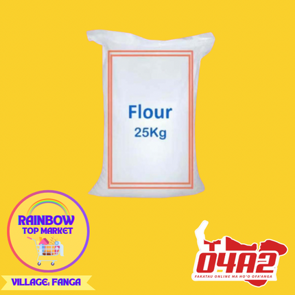 Sack of Flour (Tangai Mahoa'a) 25kg  - "PICK UP FROM RAINBOW TOP MARKET IN FANGA"