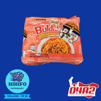 Rosè Buldak Spicy Ramen - “PICK UP FROM HIHIFO SUPERMARKET, FO’UI”