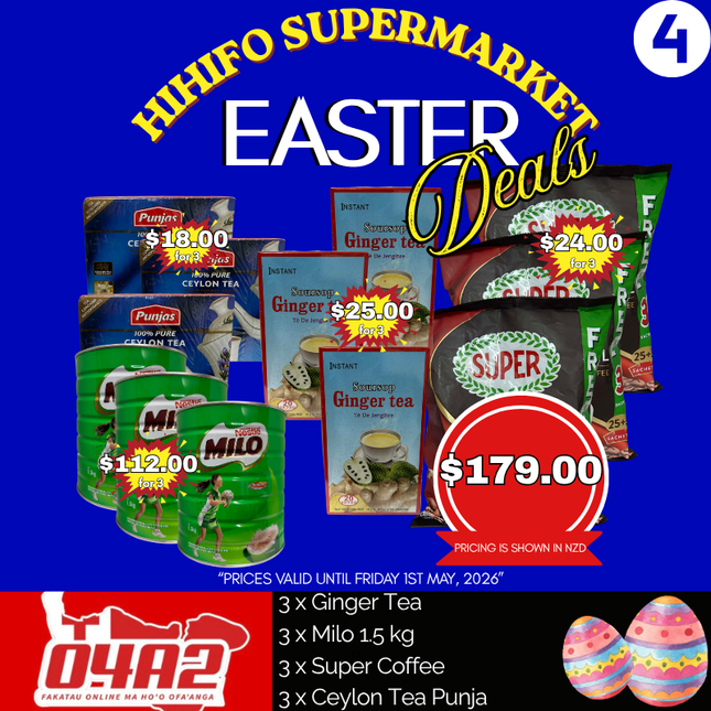 🐣Easter Deal #4 - “PICK UP FROM HIHIFO SUPERMARKET IN FO’UI”