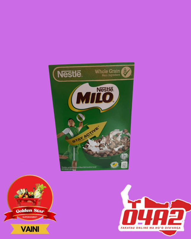 Nestle Milo Cereal 330g - "PICK UP FROM GOLDEN STAR, VAINI TONGATAPU”