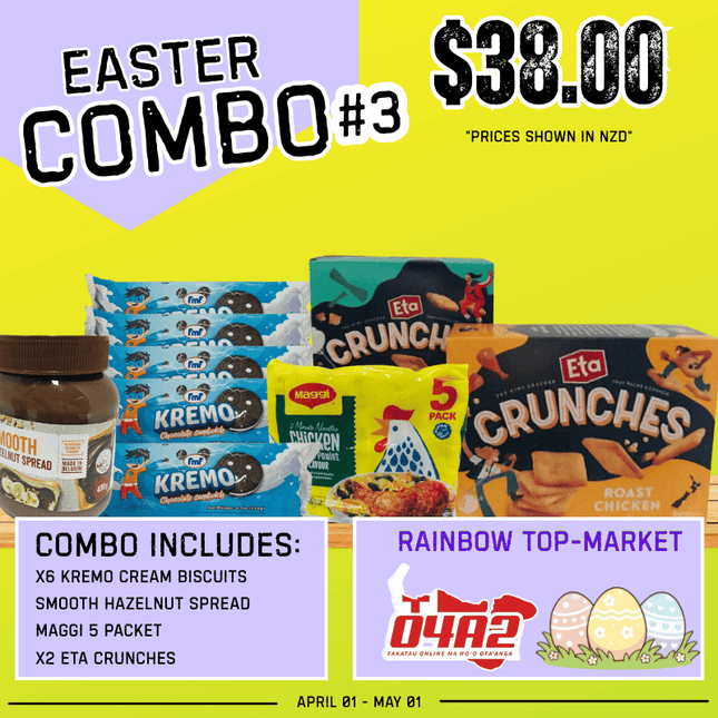 🌈 Easter Combo #3 - "PICK UP FROM RAINBOW TOP MARKET IN FANGA"