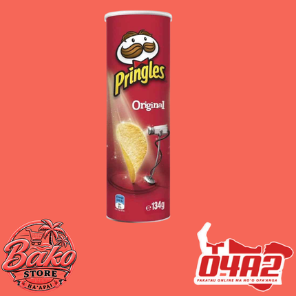 Pringles 134g - “PICK UP AT BAKO STORE IN PANGAI OR HIHIFO HA’APAI BRANCHES”