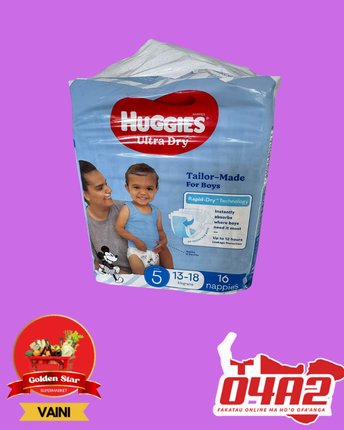 Huggies Diapers Size 5 - “PICK UP FROM GOLDEN STAR IN VAINI”