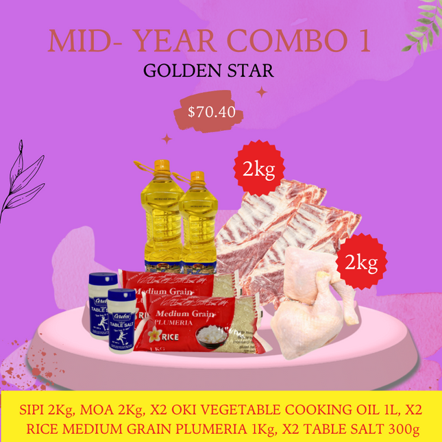 Golden Star Mid Year Combo #1 - "PICK UP FROM GOLDEN STAR, VAINI TONGATAPU"