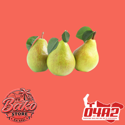 Pears  - “PICK UP AT BAKO STORE IN PANGAI OR HIHIFO HA’APAI BRANCHES”