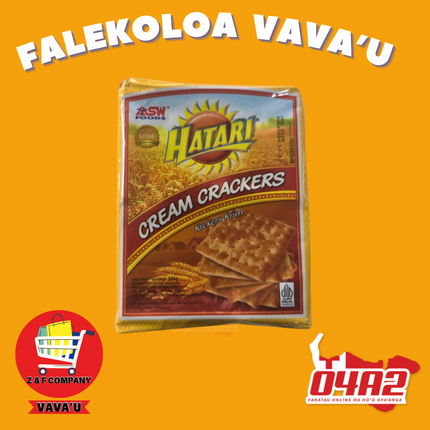 Hatari Crackers - "PICK UP FROM Z&F HANGA KI POUONO, NEIAFU VAVA'U"