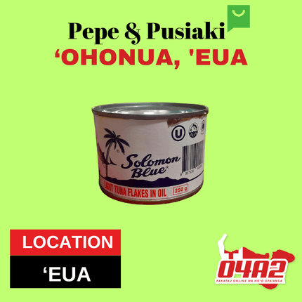 Solomon Blue Tuna - "PICK UP FROM PEPE & PUSIAKI, 'OHONUA, 'EUA"