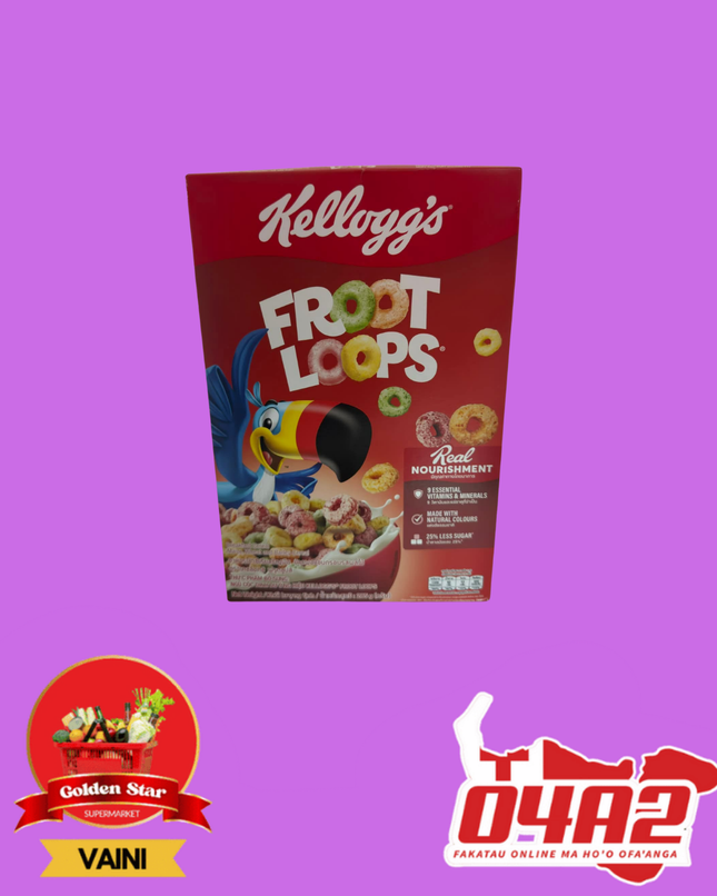 Froot Loops Cereal 15g - "PICK UP FROM GOLDEN STAR, VAINI TONGATAPU”