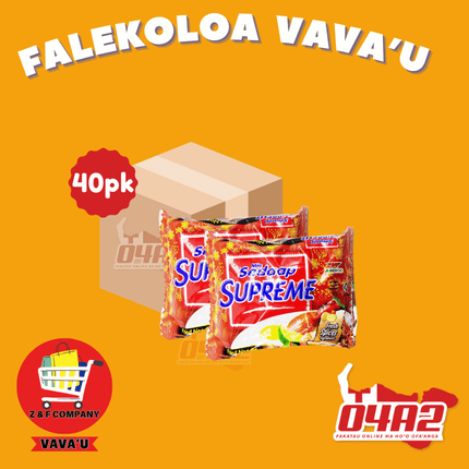 Box of Supreme - "PICK UP FROM Z&F HANGA KI POUONO, NEIAFU VAVA'U"