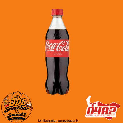 Coke 600ml - “PICK UP FROM JD’s SNACKBAR N SWEETZ, VUNA WHARF HAHAKE BUS STATION"