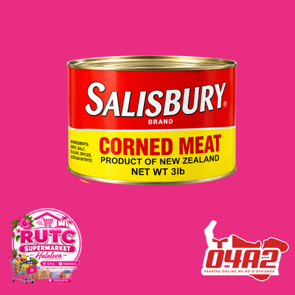 Salisbury Corned Meat 3lb - “PICK UP FROM RUTC SUPERMARKET, HALALEVA”