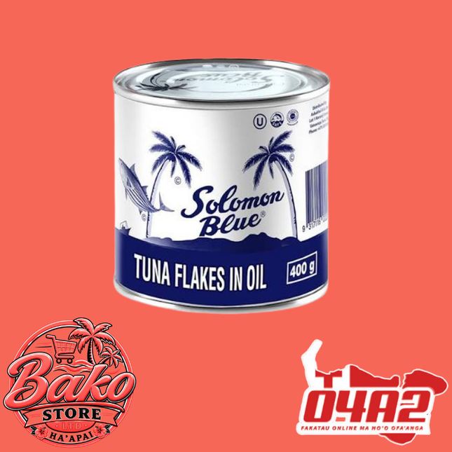 Solomon Blue Tuna 400g - “PICK UP AT BAKO STORE IN PANGAI OR HIHIFO HA’APAI BRANCHES”