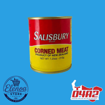 Salisbury Corned Meat 210g (Kapapulu) - “PICK UP FROM ELENOA STORE IN POPUA”
