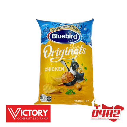 Bluebird Chicken Flavour Chips 150g - "PICK UP FROM VICTORY SUPERMARKET & WHOLESALE, PAHU"