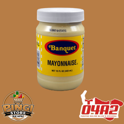 Banquet Mayonnaise 887ml - “PICK UP FROM PINGI STORE, HA’APAI”