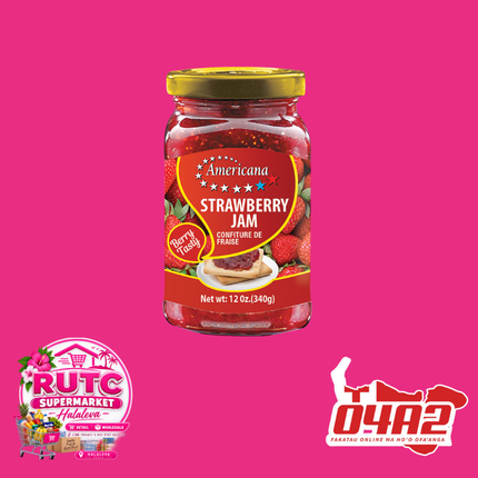 American Strawberry Jam 500g - “PICK UP FROM RUTC SUPERMARKET, HALALEVA”