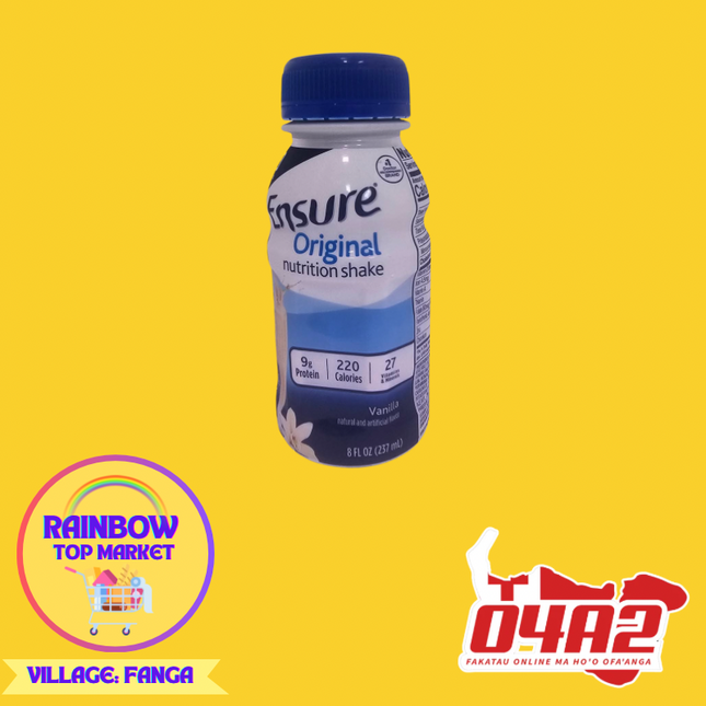 Ensure Original NutritionShake- "PICK UP FROM RAINBOW TOP MARKET IN FANGA"
