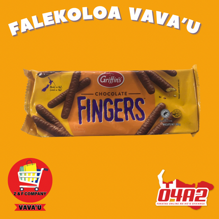 Chocolate Fingers - "PICK UP FROM Z&F HANGA KI POUONO, NEIAFU VAVA'U"