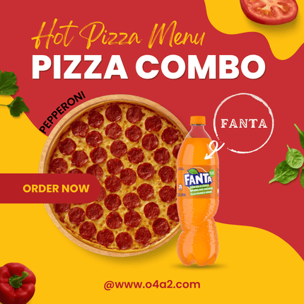 Pepperoni (King Size) & Bottle Fanta Drink 1.25L - "PICK UP FROM HOT PIZZA AT TAUFA'AHAU VILLAGE"