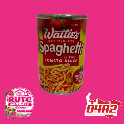 Watties Spaghetti 420g - “PICK UP FROM RUTC SUPERMARKET, HALALEVA”