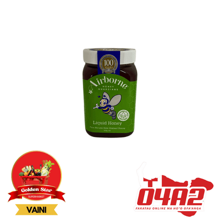 Airborne liquid Honey 500g - "PICK UP FROM GOLDEN STAR, VAINI TONGATAPU"