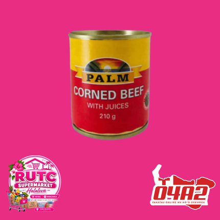 Palm Corned Beef 210g - “PICK UP FROM RUTC SUPERMARKET, HALALEVA”