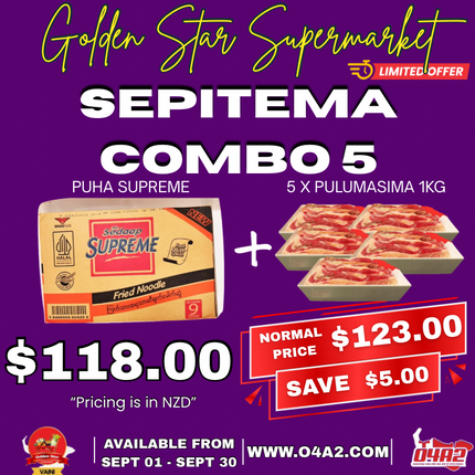 Sepitema Combo 5 (Puha Supreme + 5x Pulumasima 1kg) - “PICK UP FROM GOLDEN STAR, VAINI”