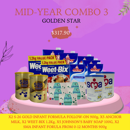 Golden Star Mid Year Combo #3 - "PICK UP FROM GOLDEN STAR, VAINI TONGATAPU"