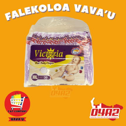 Victoria Best Baby Diapers XXL - "PICK UP FROM Z&F HANGA KI POUONO, NEIAFU VAVA'U"