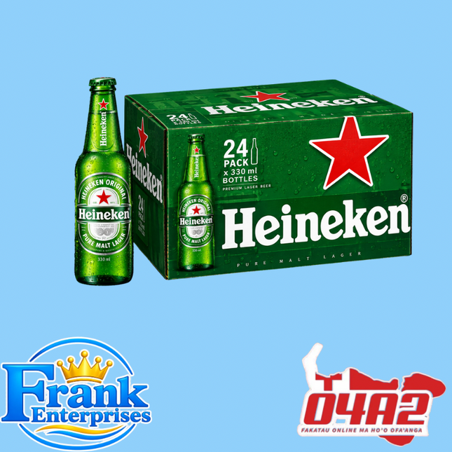 Heineken Beer Box - “PICK UP FROM FRANK ENTERPRISE LTD, MA’UFANGA”
