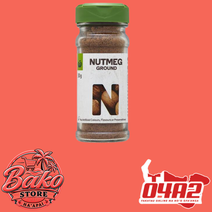 Nutmeg 30g - “PICK UP AT BAKO STORE IN PANGAI OR HIHIFO HA’APAI BRANCHES”