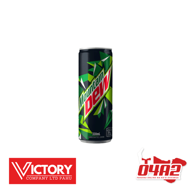 Mountain Dew 330ml - "PICK UP FROM VICTORY SUPERMARKET & WHOLESALE, PAHU"