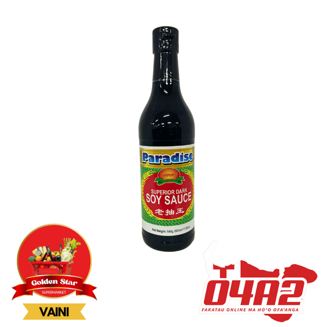 Superior Dark Soy Sauce 640g - "PICK UP FROM GOLDEN STAR, VAINI TONGATAPU"