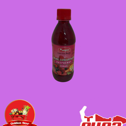 Punjas Rasberry Concentrate 300ml (Fakalanu Inu) - "PICK UP FROM GOLDEN STAR, VAINI TONGATAPU”