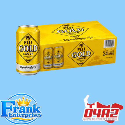 Fiji Gold Beer Box - “PICK UP FROM FRANK ENTERPRISE LTD, MA’UFANGA”