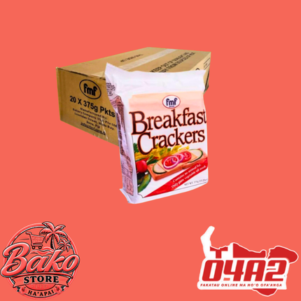 Box of FMF Crackers - “PICK UP AT BAKO STORE IN PANGAI OR HIHIFO HA’APAI BRANCHES”
