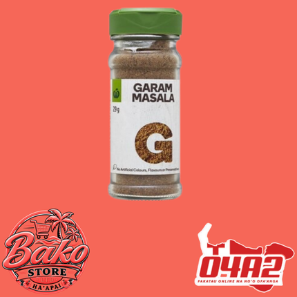 Granam Masala 29g - “PICK UP AT BAKO STORE IN PANGAI OR HIHIFO HA’APAI BRANCHES”