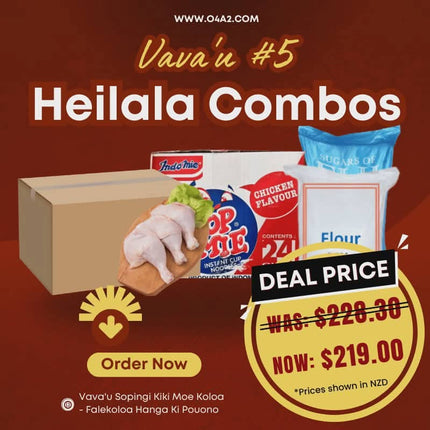 Heilala Combo 5 (1 x Sack of Sugar) (1 x Sack of Flour) (Box of Chicken 15kg) (1 x Box of Pop Mie) - "Pick up from Z & F Wholesale, Vava'u"