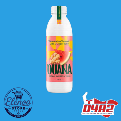 ‘Ouana Watermelon Turmeric Lime & Ginger Juice - “PICK UP FROM ELENOA STORE IN POPUA”