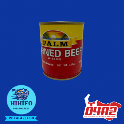 Palm Corn Beef 210g (KapapuluPaane Si’isi’i) - PICK UP FROM HIHIFO SUPERMARKET, FO'UI"