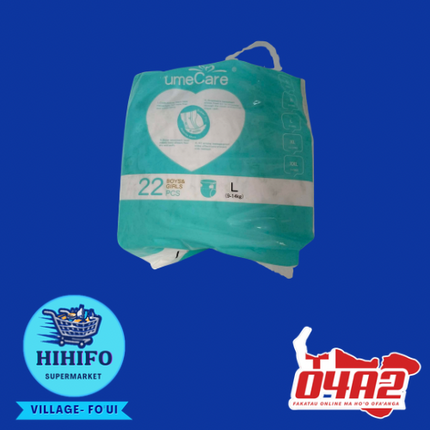 Umecare Adult Diapers Large- PICK UP FROM HIHIFO SUPERMARKET, FO'UI"